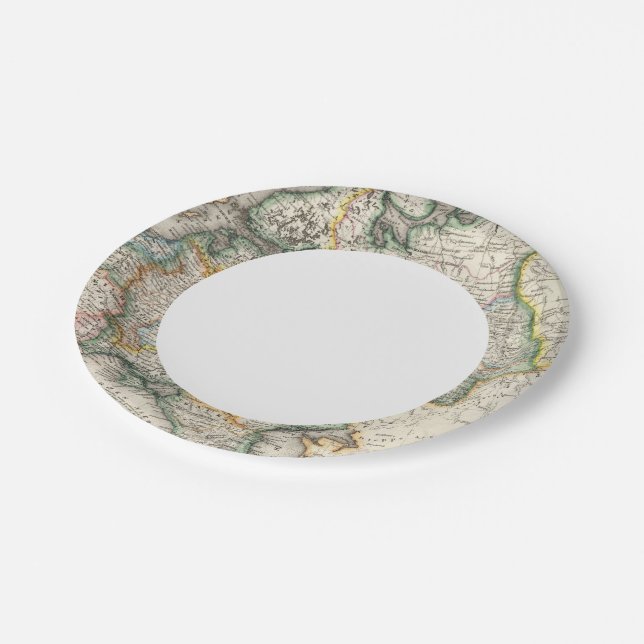 Plato De Papel Rusia, Ucrania (Angular)