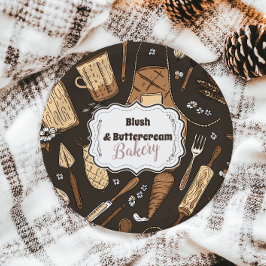 Plato De Papel Rustic Baking Business