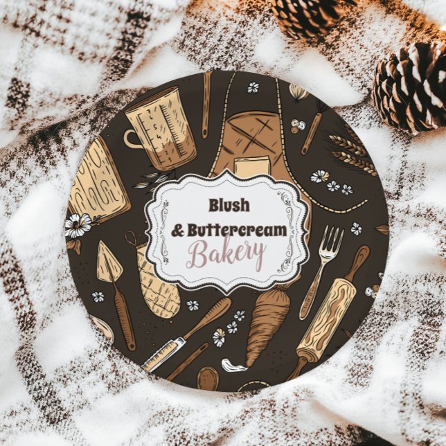 Plato De Papel Rustic Baking Business (Subido por el creador)