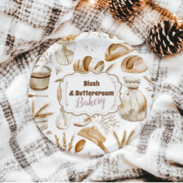 Plato De Papel Rustic Baking Business