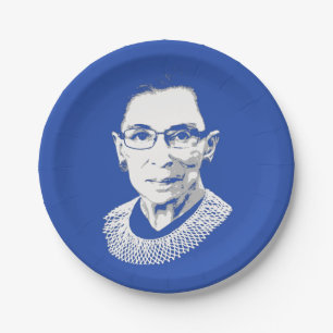 PLATO DE PAPEL RUTH BADER GINSBURGO