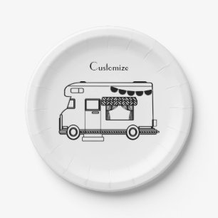 Plato De Papel RV Camper Caravana Thunder_Cove