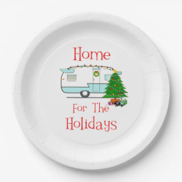 Plato De Papel RV Hogar Para Las Vacaciones