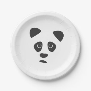 Plato De Papel Sad Panda
