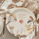 Plato De Papel Safari Tropical Salvaje Una Selva Animales Cumplea<br><div class="desc">Añada un toque de aventura y emoción a la fiesta de cumpleaños de su hijo con nuestras placas de papel de cumpleaños Safari Tropical Wild One Jungle Animals. Estos platos presentan un diseño vibrante de animales de la selva en medio de frondosos follajes tropicales, perfecto para una celebración con temática...</div>
