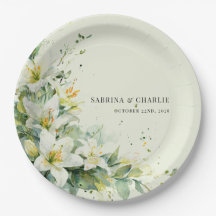 Sage Green Lily Valley Elegant Floral Wedding