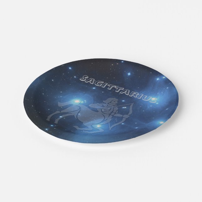 Plato De Papel Sagittarius transparente (Angular)