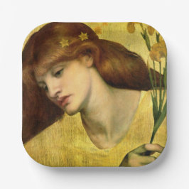 Plato De Papel Saint Lily (por Gabriel Rossetti)