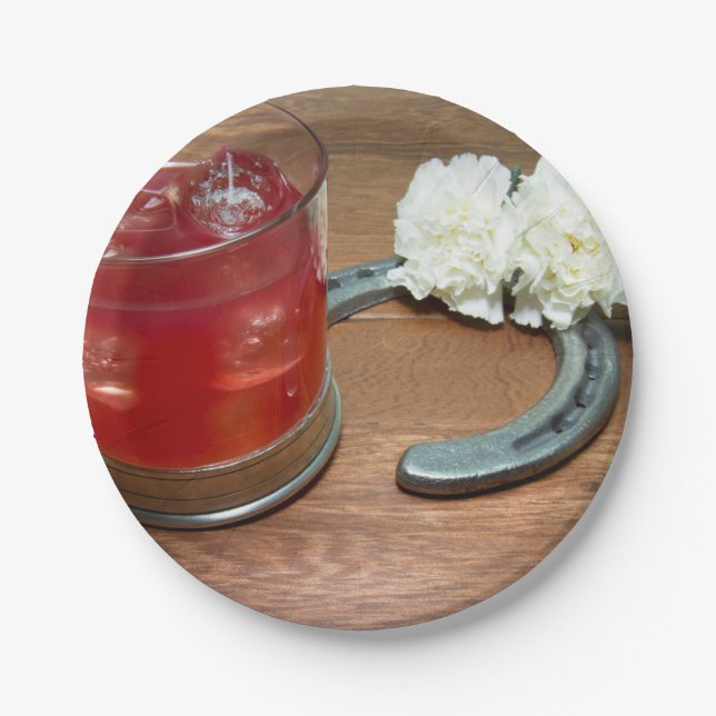 Plato De Papel Sakes Belmont (Anverso)