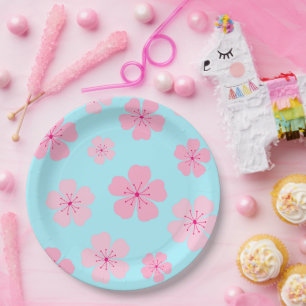 Plato De Papel Sakura