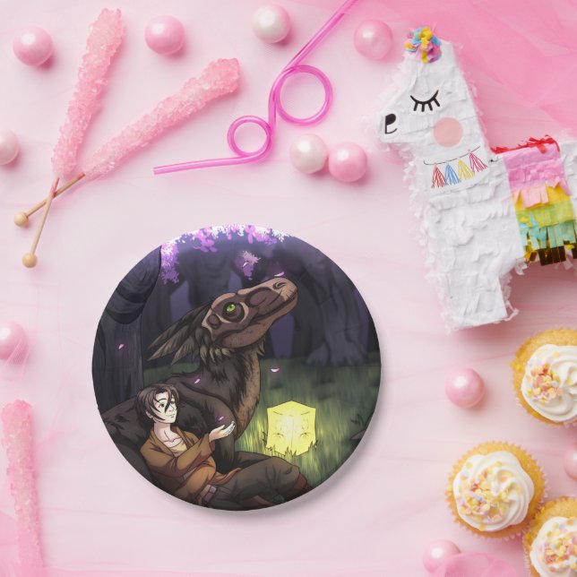 Plato De Papel Sakura (Fiesta)