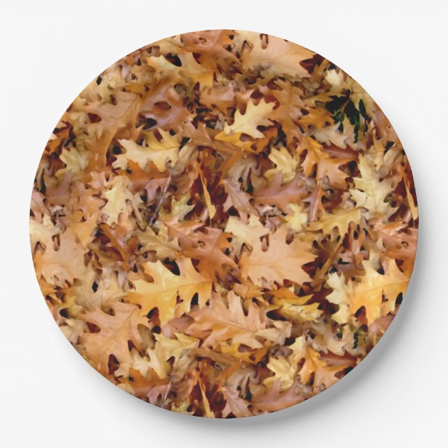 PLATO DE PAPEL SALIDAS DE AUTUMN (Anverso)