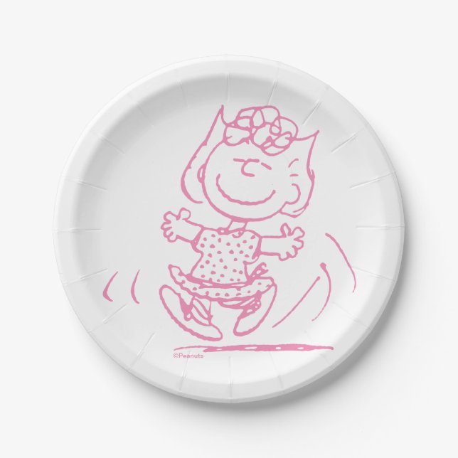 Plato De Papel Sally Brown Dancing (Anverso)