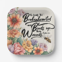 Salmos 147:3 Biblia cristiana Verse Image