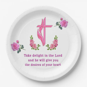 Plato De Papel Salmos 37:4