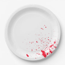 Salpicadura roja de la sangre