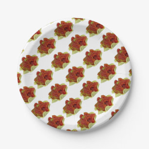 Plato De Papel Salsa casera