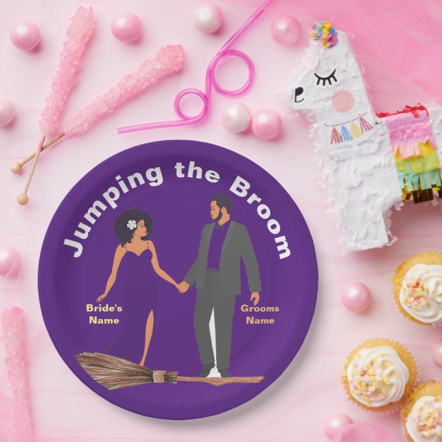 Plato De Papel Saltando del baño (Fiesta)