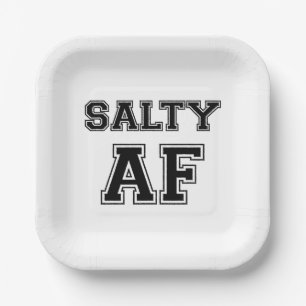 PLATO DE PAPEL SALTY AF