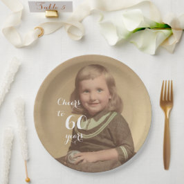Plato De Papel ¡Salud a 60 años! Foto