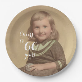 Plato De Papel ¡Salud a 60 años! Foto