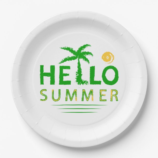 Plato De Papel Saludo (Anverso)