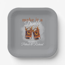 Plato De Papel Saludos hacen que sea una doble celebración el cri