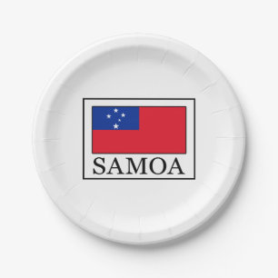 Plato De Papel Samoa