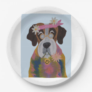 Plato De Papel San Bernardo Hippie