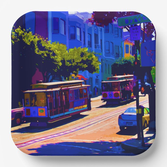 Plato De Papel San Francisco 006 (Anverso)