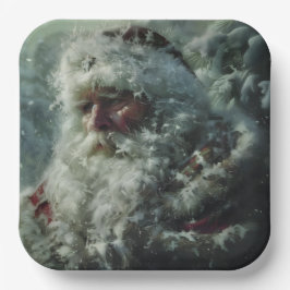 Plato De Papel Santa