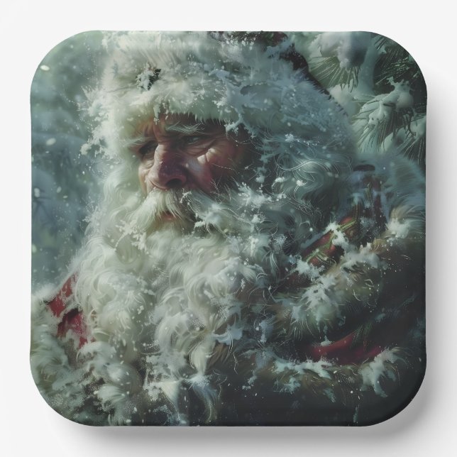 Plato De Papel Santa (Anverso)