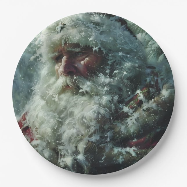 Plato De Papel Santa (Anverso)