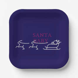 Plato De Papel Santa Bebé: Fiesta y festividad feriada hurto"