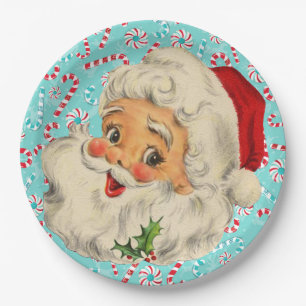 Plato De Papel Santa con las hierbabuenas