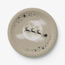 Santa y las placas de papel lunar