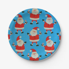 Plato De Papel Santas Felices