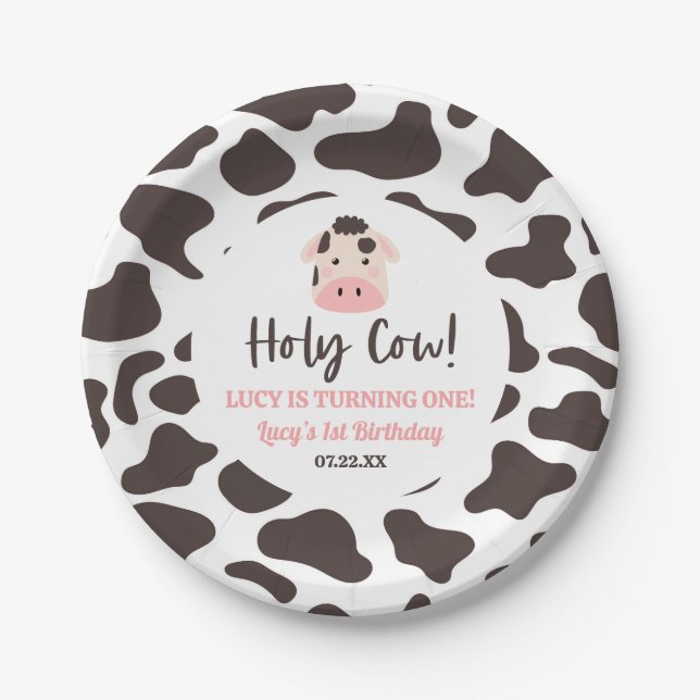 Plato De Papel ¡Santo Vaca que me estoy convirtiendo en una! 1.ª  (Anverso)