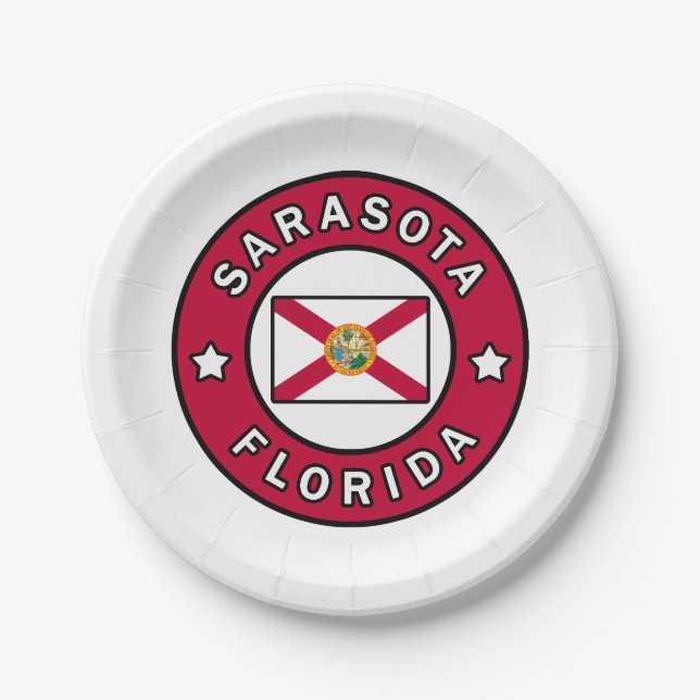Plato De Papel Sarasota Florida (Anverso)