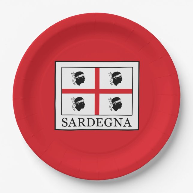 Plato De Papel Sardegna (Anverso)