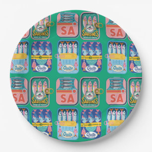 Plato De Papel Sardina Costera Funky Mariscos