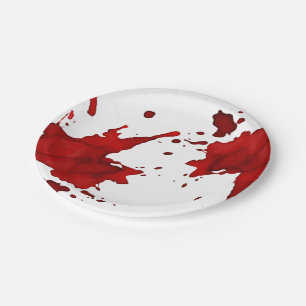 Plato De Papel Sartén sanguínea