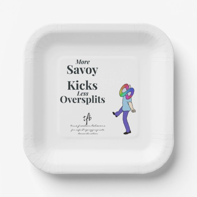 Plato De Papel Savoy Kicks vs. Oversplits (Anverso)