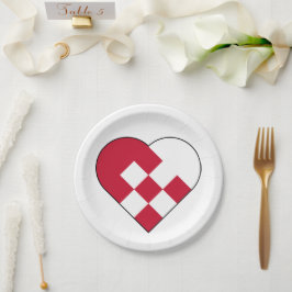 Plato De Papel Scandinavian Yule Hear