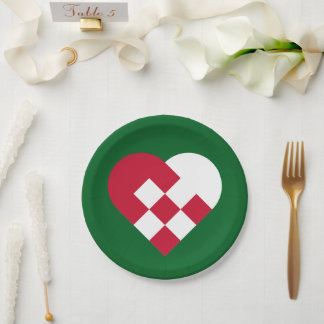 Plato De Papel Scandinavian Yule Hear