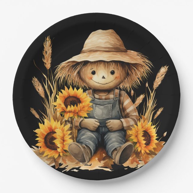 Plato De Papel Scarecrow (Anverso)
