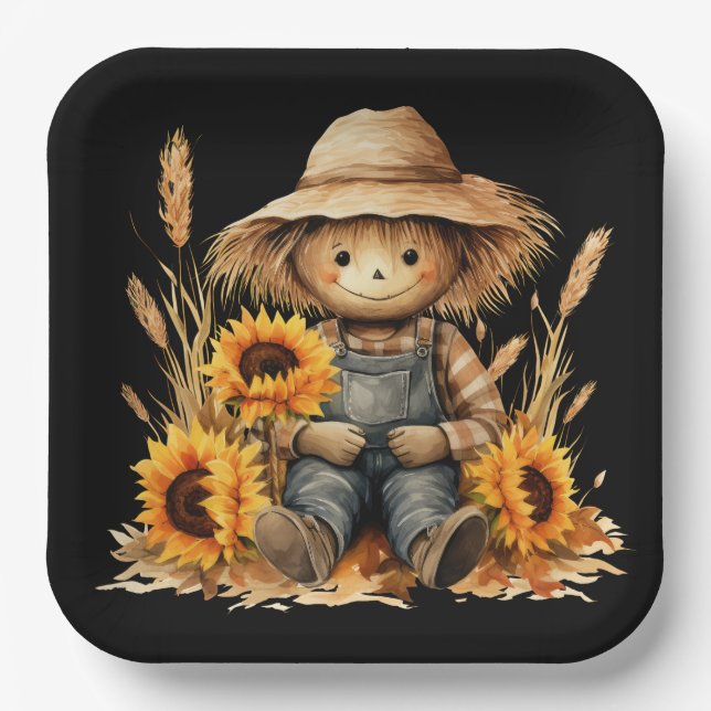 Plato De Papel Scarecrow (Anverso)