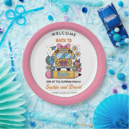 Plato De Papel School’s Back Bash! Editable End of Summer Party