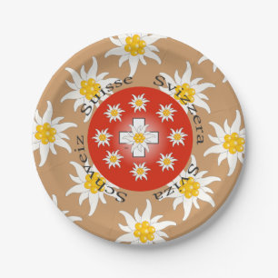 Plato De Papel Schweiz Suisse Svizzera Svizra Suiza Teller