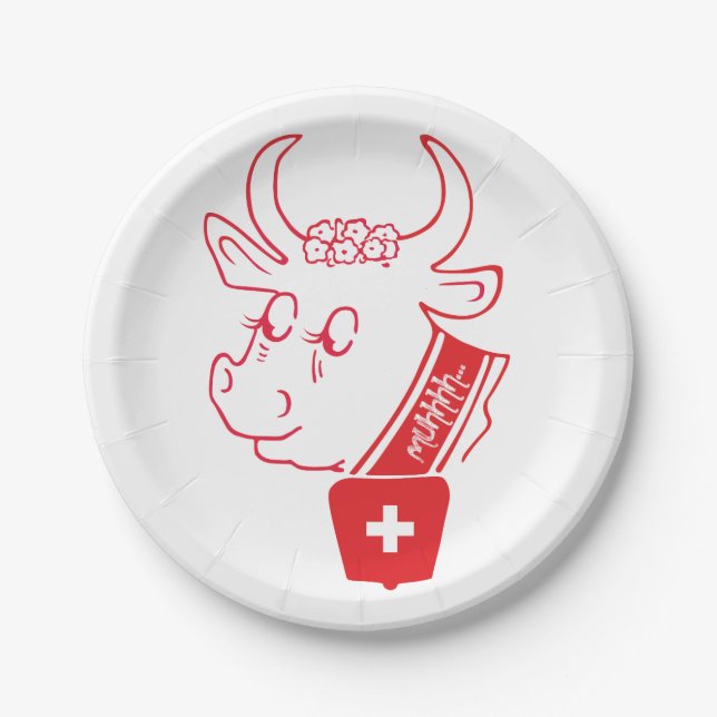 Plato De Papel Schweiz Suisse Svizzera Svizra Switzerland Teller (Anverso)
